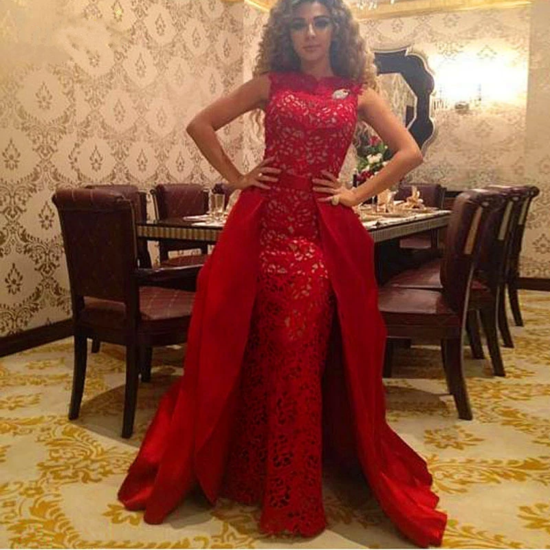 Long red lace dress Long red lace dress
