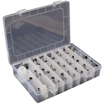 kitchen 42pcs Icing Piping Pastry Fondant Cake Decorating Sugarcraft Stainless Nozzle Tips Set DIY Tools with plastic case
kitchen 42pcs Icing Piping Pastry Fondant Cake Decorating Sugarcraft Stainless Nozzle Tips Set DIY Tools with plastic case
