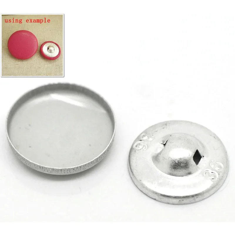 100 Sets Aluminum Tone Backs Cover Metal Buttons 21mmx21mm(7/8"x7/8") 20mmx20mm( 6/8"x 6/8") (B19227)
100 Sets Aluminum Tone Backs Cover Metal Buttons 21mmx21mm(7/8"x7/8") 20mmx20mm( 6/8"x 6/8") (B19227)