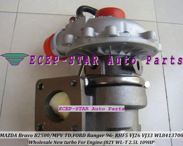 RHF5 VJ26 VJ33 WL84 TURBO MAZDA Bravo B2500 MPV TD FORD Ranger J82Y WL-T 2.5L 109HP VC430089 turbocharger (5)