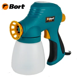 Распылитель электрический Bort BFP-60N (регулировка подачи краски, легкосъёмный бачок)