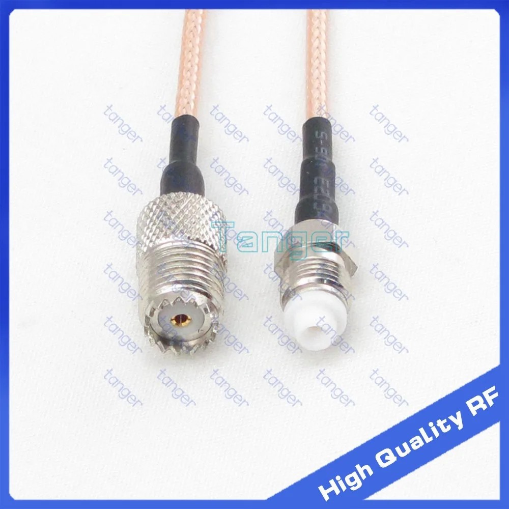 6inch FME female to mini UHF female jack with RG-316 RF Coaxial Pigtail Jumper cable 6" 15cm Tanger High Quality RF cables
6inch FME female to mini UHF female jack with RG-316 RF Coaxial Pigtail Jumper cable 6" 15cm Tanger High Quality RF cables