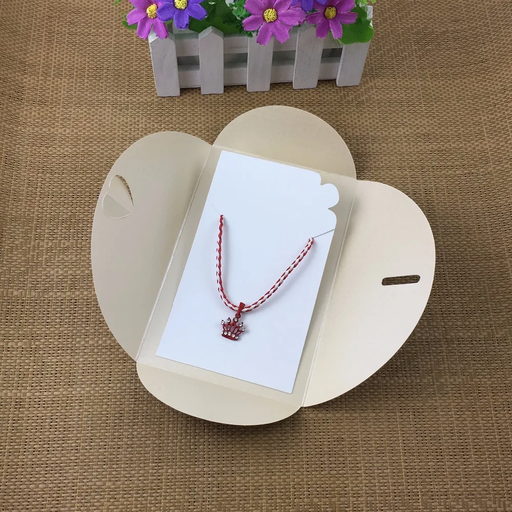 50Set 17*11cm Envelop Gift Box Heart Shape Add 15*9 cm Necklace Cards Blank Display Package Combination Case Accept Custom logo
50Set 17*11cm Envelop Gift Box Heart Shape Add 15*9 cm Necklace Cards Blank Display Package Combination Case Accept Custom logo