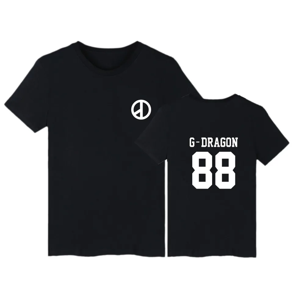 Kpop Bigbang T-shirt Women Short Sleeve Cotton Summer G-Dragon Taeyang Top Tee Shirt Men Fashion Hip Hop White T Shirt Men
Kpop Bigbang T-shirt Women Short Sleeve Cotton Summer G-Dragon Taeyang Top Tee Shirt Men Fashion Hip Hop White T Shirt Men