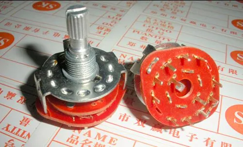 Free Shipping!! Rachis 5-20 * 2 / wire hole 9MM gear / rotary switch /Electronic Component 
Free Shipping!! Rachis 5-20 * 2 / wire hole 9MM gear / rotary switch /Electronic Component