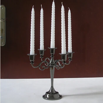 classical H 27cm 5arm black clor metal candle holder 5arm christmas candlestick for home decoration ZT040
classical H 27cm 5arm black clor metal candle holder 5arm christmas candlestick for home decoration ZT040