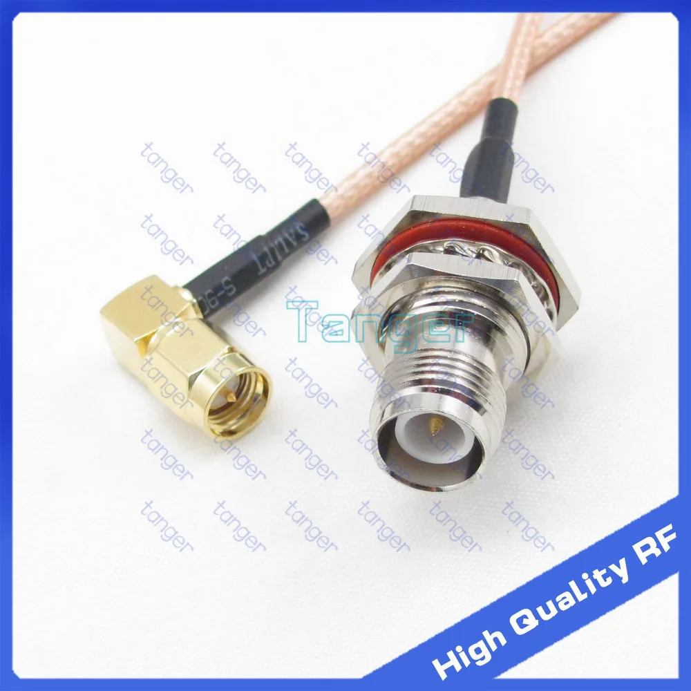 6inch RP-TNC female to SMA male right angle with RG-316 RF Coaxial Pigtail Jumper cable 6" 15cm Tanger High Quality RF cables
6inch RP-TNC female to SMA male right angle with RG-316 RF Coaxial Pigtail Jumper cable 6" 15cm Tanger High Quality RF cables