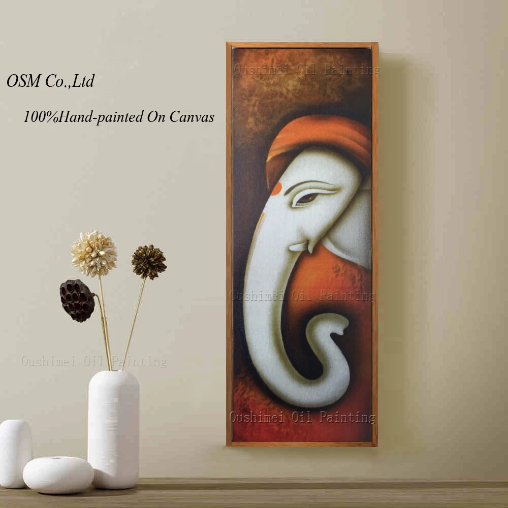 Artist Hand-painted High Quality Indian Geneisha Oil Painting On Canvas Special Elephant Ganesh Oil Painting For Decoration
Artist Hand-painted High Quality Indian Geneisha Oil Painting On Canvas Special Elephant Ganesh Oil Painting For Decoration