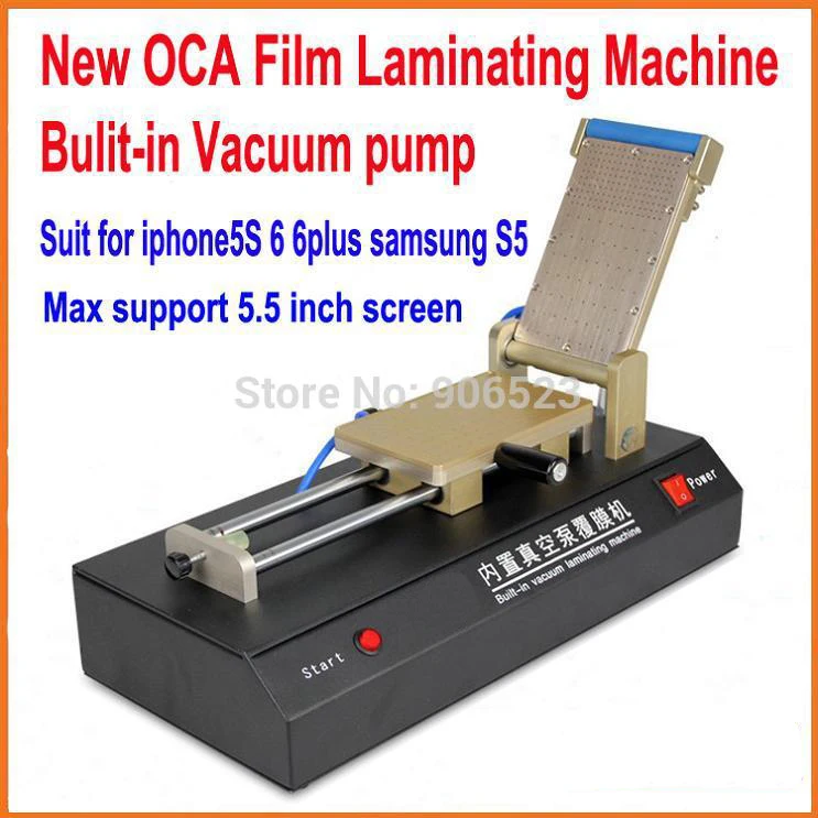 Built-in Vacuum Pump LCD OCA Film Laminating Machine Universal OCA Laminator For 5.5 Inch iPhone Samsung LCD Touch Screen Repair
Built-in Vacuum Pump LCD OCA Film Laminating Machine Universal OCA Laminator For 5.5 Inch iPhone Samsung LCD Touch Screen Repair