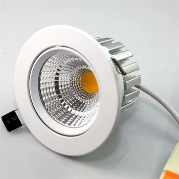 Super Bright Recessed LED Dimmable Downlight COB 15W LED Spot light LED decoration Ceiling Lamp AC 110V 220V
Super Bright Recessed LED Dimmable Downlight COB 15W LED Spot light LED decoration Ceiling Lamp AC 110V 220V