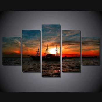 5 Pcs/Set Framed HD Printed Sunset Sea Boat Landscape Picture Home Decor Canvas Decorative Pictures Oil Painting
5 Pcs/Set Framed HD Printed Sunset Sea Boat Landscape Picture Home Decor Canvas Decorative Pictures Oil Painting