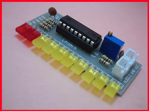 Free Shipping!!! electronic LM3915 Fun 10 segment audio level indicator Kit / level indicator
Free Shipping!!! electronic LM3915 Fun 10 segment audio level indicator Kit / level indicator