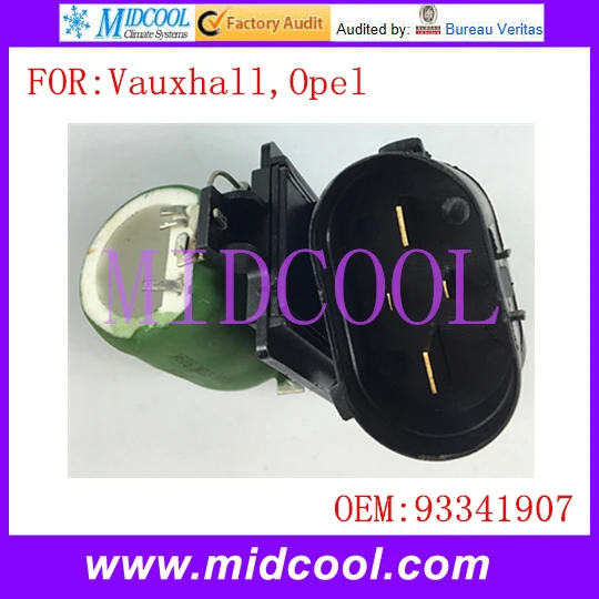 New Heater Blower Motor Resistor use OE NO. 93341907 for Vauxhall / Opel Meriva