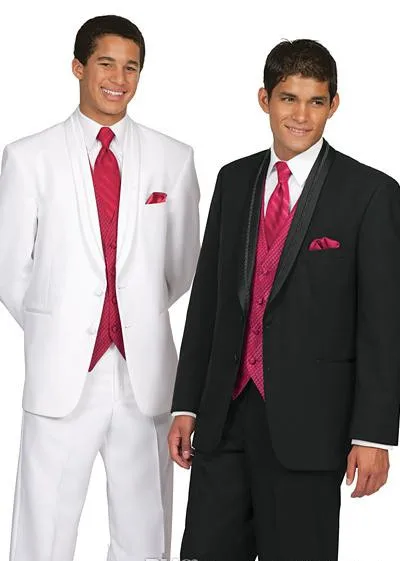 2016 Custom Made Black and White Groom Tuxedos Groomsmen Best Man Suit Wedding Suits Bridegroom Suit (Jacket+Pants+vest+tie)
2016 Custom Made Black and White Groom Tuxedos Groomsmen Best Man Suit Wedding Suits Bridegroom Suit (Jacket+Pants+vest+tie)