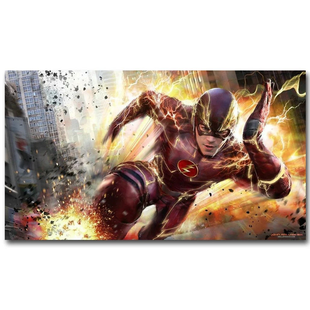 The Flash Superheroes Art Silk Fabric Poster Print TV Series Picture for Living Room Wall Decoration 13x24 inch 041
The Flash Superheroes Art Silk Fabric Poster Print TV Series Picture for Living Room Wall Decoration 13x24 inch 041