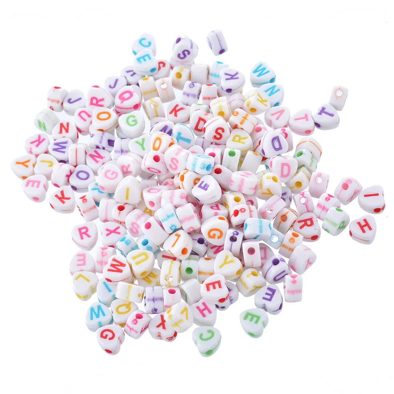 LASPERAL 500PCs Wholesale Heart Alphabet Letters Acrylic Spacer Beads For Jewelry Making Love DIY Jewelry Findings 6.8x6.5mm
LASPERAL 500PCs Wholesale Heart Alphabet Letters Acrylic Spacer Beads For Jewelry Making Love DIY Jewelry Findings 6.8x6.5mm