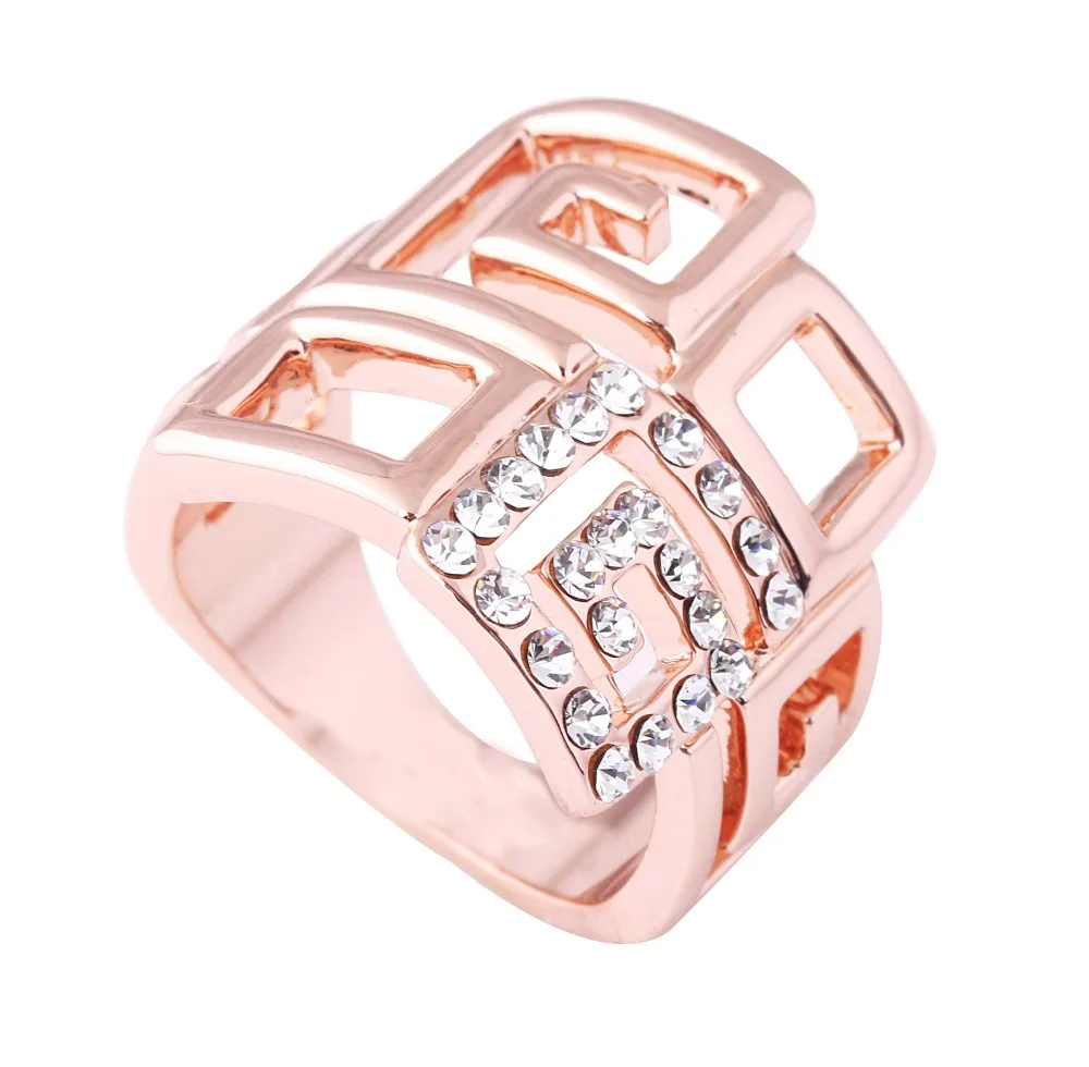 Anneaux de mariage Real Champange Gold color rings,fashion brand design crystal ring for women
Anneaux de mariage Real Champange Gold color rings,fashion brand design crystal ring for women