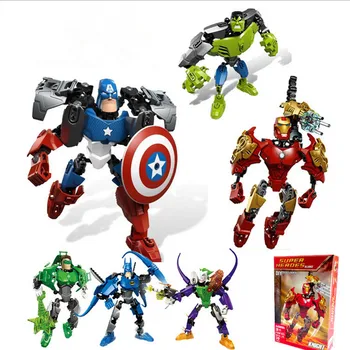 Marvel Avengers Super kombination Morph Baustein Modell Super Heroes BatMan Hulk Joker Ziegel Spielzeug 2in1 Toys
Marvel Avengers Super kombination Morph Baustein Modell Super Heroes BatMan Hulk Joker Ziegel Spielzeug 2in1 Toys