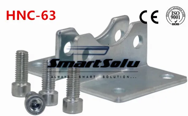 Free Shipping ISO6431 cylinder accessories HNC-63, the foot rack installation, HNC-63, DNC, SE, SI cylinder accessories