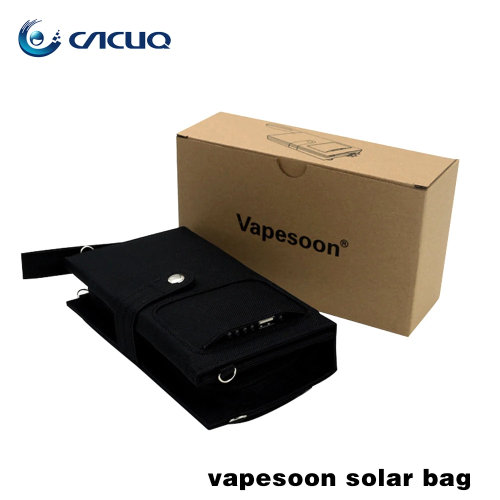 High quality vapesoon solar bag a kind of solar power charging bag High capacity and Reasonable space distribution
High quality vapesoon solar bag a kind of solar power charging bag High capacity and Reasonable space distribution