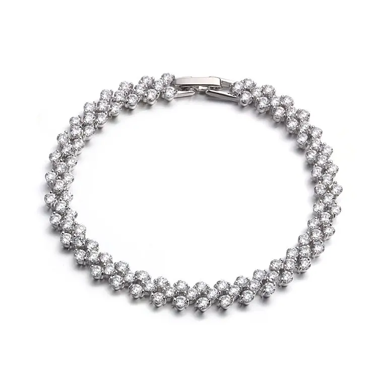CZ Crystal Jewelry Bracelets Bangles Women Wedding Pulseras Pulseiras Mujer Braceletes Gold Bracelet Korean Bangle Armband B0732
CZ Crystal Jewelry Bracelets Bangles Women Wedding Pulseras Pulseiras Mujer Braceletes Gold Bracelet Korean Bangle Armband B0732