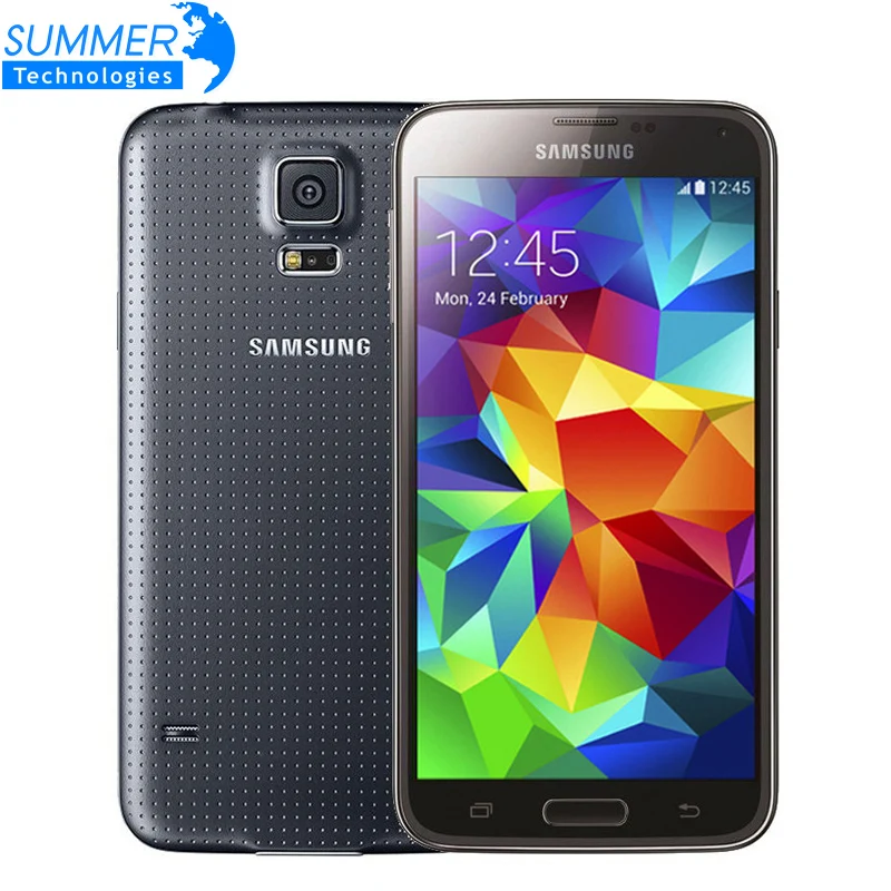 Image Original Unlocked Samsung Galaxy S5 i9600 Cell Phones 5.1