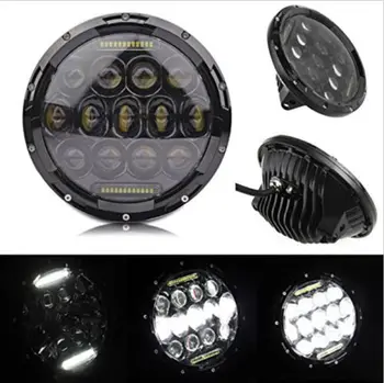 2 PCS Black 7 Inch Round Headlamp 75W High Beam 35W Low Beam LED Headlight with DRL For J eep Hummer FJ Defender Harley
2 PCS Black 7 Inch Round Headlamp 75W High Beam 35W Low Beam LED Headlight with DRL For J eep Hummer FJ Defender Harley