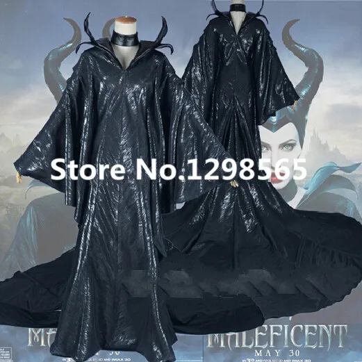 Customized Maleficent Evil Queen Cosplay Costume Angelina Jolie long dress Cosplay Costume With Harn For Free
Customized Maleficent Evil Queen Cosplay Costume Angelina Jolie long dress Cosplay Costume With Harn For Free