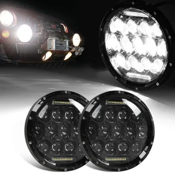 Black DRL 2x 7" 75W LED Headlights bulb for Wrangler JK CJ LJ Hummer H1 H2 Harley Motorcycle LED Projector Driving Lamps
Black DRL 2x 7" 75W LED Headlights bulb for Wrangler JK CJ LJ Hummer H1 H2 Harley Motorcycle LED Projector Driving Lamps