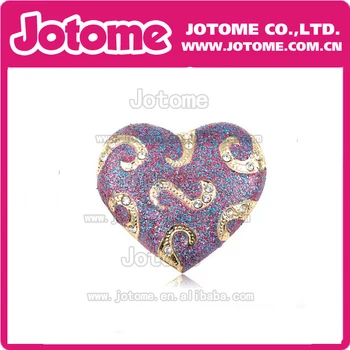 Crystal Elements Glitter Heart Shape Fashion Pin Brooches
Crystal Elements Glitter Heart Shape Fashion Pin Brooches