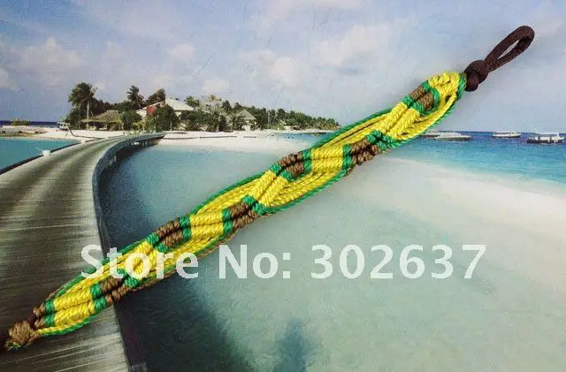 12PCS Yellow/green Brown woven Friendship Bracelets #20919