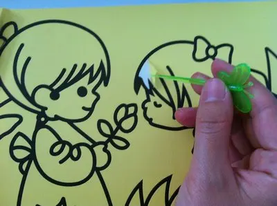 Plastic pick for Color Sand art, stick