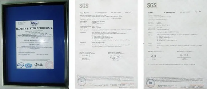 certificate wire