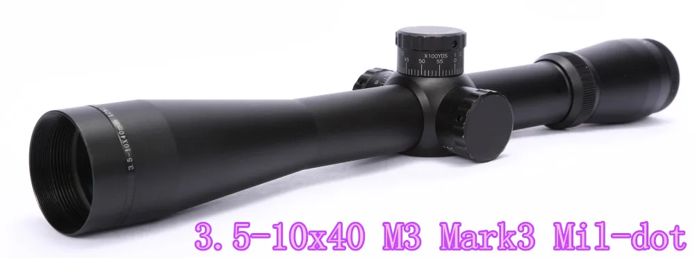 Airsoft Tactical 3.5-10x40 M3 Mark3 Mil-dot Riflescope Red illuminated Sight Air Gun Pistol Scope For Hunting
Airsoft Tactical 3.5-10x40 M3 Mark3 Mil-dot Riflescope Red illuminated Sight Air Gun Pistol Scope For Hunting