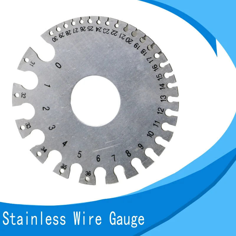 0-36 Round Wire Gauge Weld Diameter Gauge Welding Inspection Stainless Steel Inch Inspection A.W.G Gauges American Standard
0-36 Round Wire Gauge Weld Diameter Gauge Welding Inspection Stainless Steel Inch Inspection A.W.G Gauges American Standard