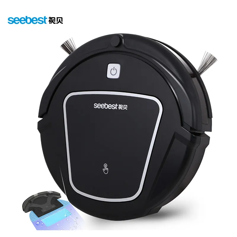Seebest D730 Automatic Robotic Vacuum Cleaner w/ LCD Remote Control & Automatic Water Tank