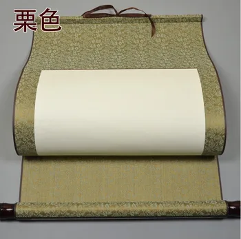 Chinese painting paper framed calligraphy scroll blank four feet four full precision mounted vertical silk 08
Chinese painting paper framed calligraphy scroll blank four feet four full precision mounted vertical silk 08