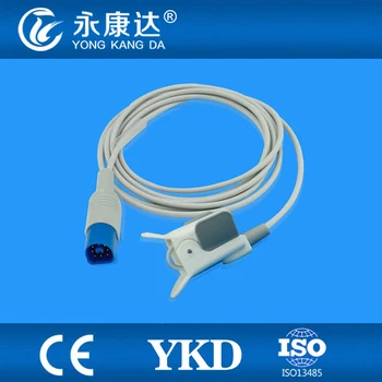 Compatible for HP pediatric finger clip spo2 sensor,Reusable 8pin din connector spo2 probe
Compatible for HP pediatric finger clip spo2 sensor,Reusable 8pin din connector spo2 probe