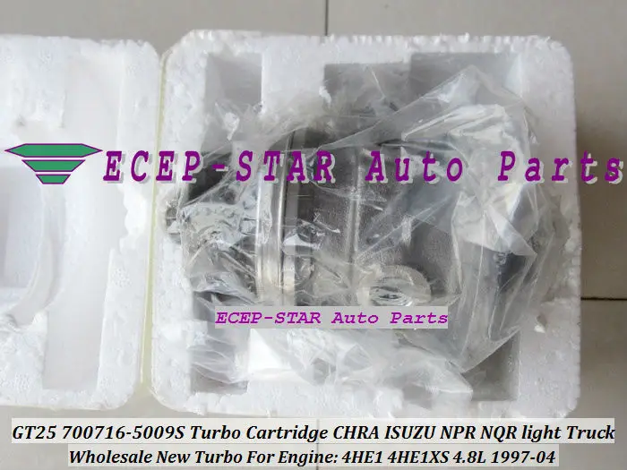 GT25 700716-5009S 700716-0009 8972089663 Turbo Cartridge CHRA FIt for ISUZU NPR NQR light Truck 4HE1 4HE1XS 4.8L 1997-04 TB2560S turbocharger