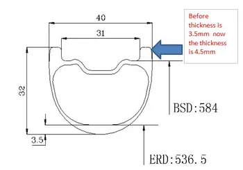 China 27.5er Full carbon MTB rims 40mm x 32mm with disc braking track ,Farsports FS27CT-40-32 mountain rims for Down Hill
China 27.5er Full carbon MTB rims 40mm x 32mm with disc braking track ,Farsports FS27CT-40-32 mountain rims for Down Hill