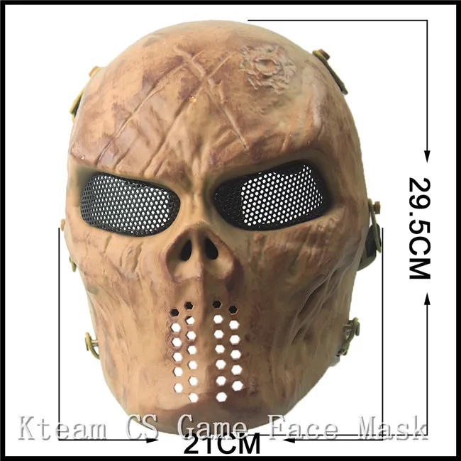 Halloween Party Cosplay CS Game Airsoft Mask Scary Full Face Zombie Mask TPR Paintball Undead Mask War Game Face Mask in stock
Halloween Party Cosplay CS Game Airsoft Mask Scary Full Face Zombie Mask TPR Paintball Undead Mask War Game Face Mask in stock