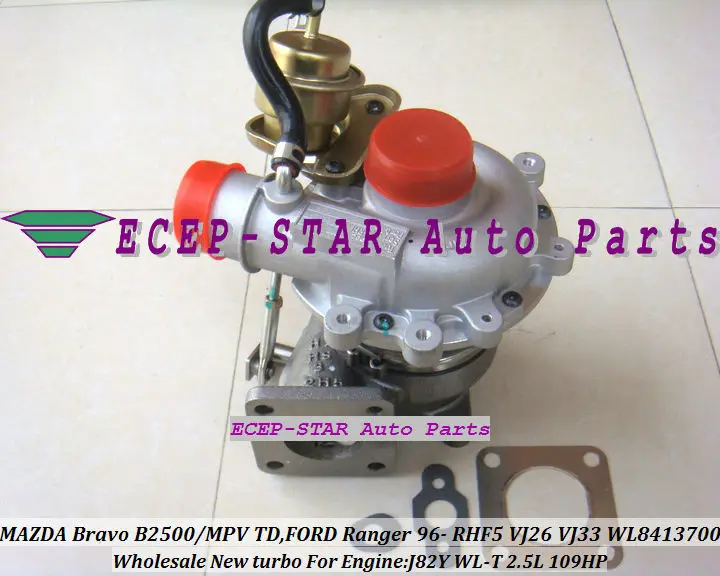 RHF5 VJ26 VJ33 WL84 TURBO MAZDA Bravo B2500 MPV TD FORD Ranger J82Y WL-T 2.5L 109HP VC430089 turbocharger (4)