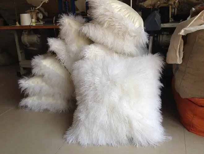 Оптовая продажа тибетская монгольская подушка из овечьей шерсти|mongolian skin|fur
