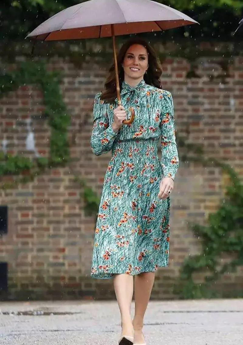 2018 New Kate Middleton Princess print Dress flower print long sleeve elegant Dress
2018 New Kate Middleton Princess print Dress flower print long sleeve elegant Dress