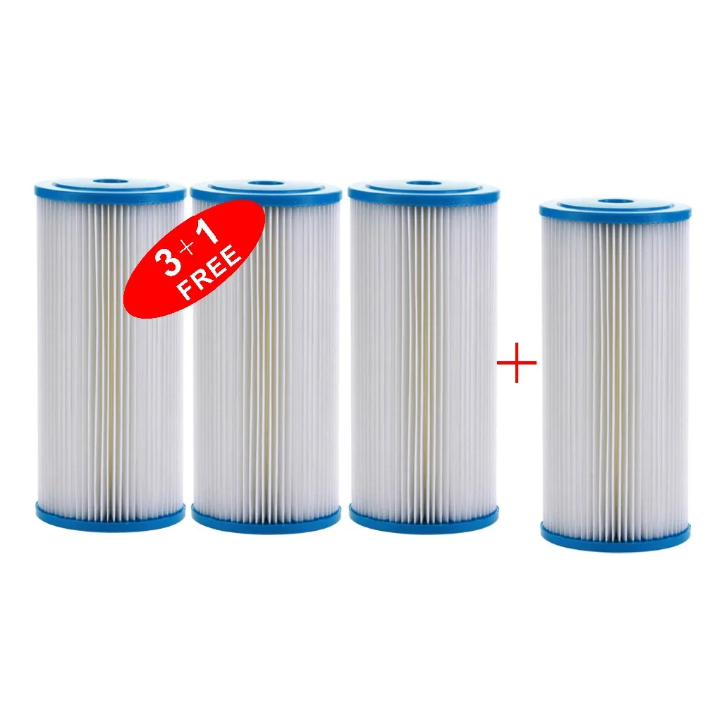 20 Micron Whole House Sediment Pleated Water Filter Washable & Reusable, 4.5" x 10" (3+1FREE)
20 Micron Whole House Sediment Pleated Water Filter Washable & Reusable, 4.5" x 10" (3+1FREE)