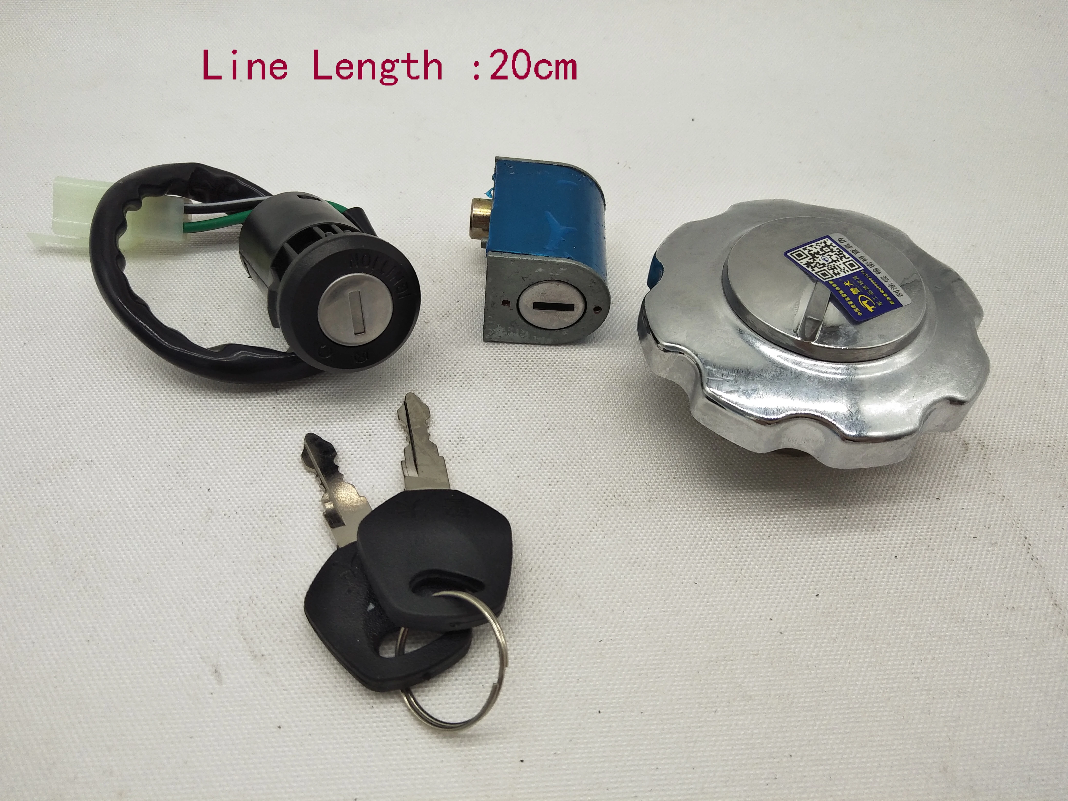 A401 Motorcycle 4 Wire Ignition Switch Lock+Fuel Gas Tank Cap Cover+Steering Lock Set For Honda CG125 CG 125 ZJ125 Femal Plug
A401 Motorcycle 4 Wire Ignition Switch Lock+Fuel Gas Tank Cap Cover+Steering Lock Set For Honda CG125 CG 125 ZJ125 Femal Plug