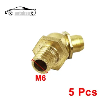 X Autohaux M6 X 1Mm Pitch 45 Degree Angle Assembling Grease Nipples Fittings Brass Tone 5 Pcs
X Autohaux M6 X 1Mm Pitch 45 Degree Angle Assembling Grease Nipples Fittings Brass Tone 5 Pcs