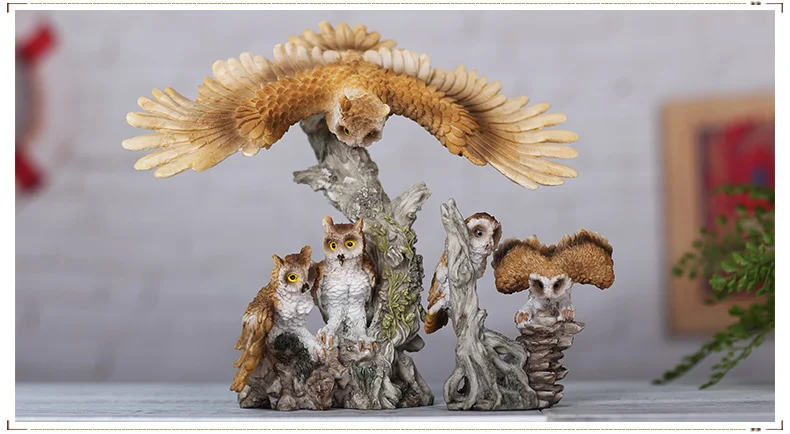 lifelike Cool eagle owl figurine 5 styles optional Home decoration accessories Christmas Birthday present W17
lifelike Cool eagle owl figurine 5 styles optional Home decoration accessories Christmas Birthday present W17