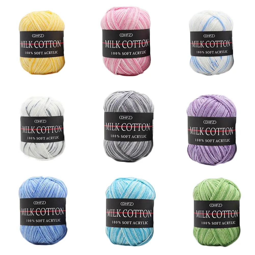 Three strands of multicolor gradient wool cotton hand-woven flowers color cotton baby wool children sweater foreign trade line
Three strands of multicolor gradient wool cotton hand-woven flowers color cotton baby wool children sweater foreign trade line