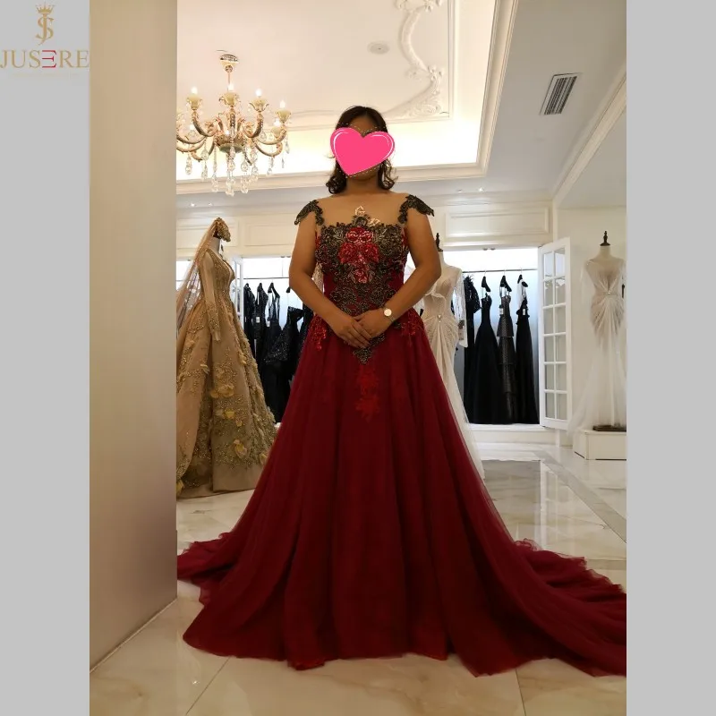 Burgundy A Line Long Evening Dress Embroidery Party Dresses robe de soiree prom dress De Festa In Stock
Burgundy A Line Long Evening Dress Embroidery Party Dresses robe de soiree prom dress De Festa In Stock